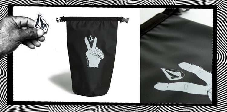 Receive a free volcom tech dry bag with any purchase of 50€ or more from the boardshorts/Swimwear collection*