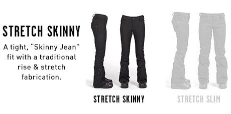 Womens Snow Pants Stretch Skinny Fits