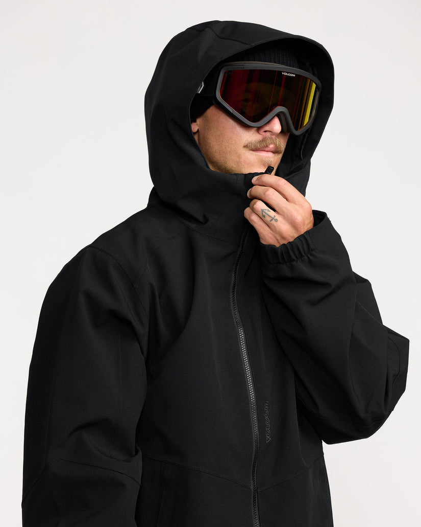 Chaqueta con cremallera Brighton - Black