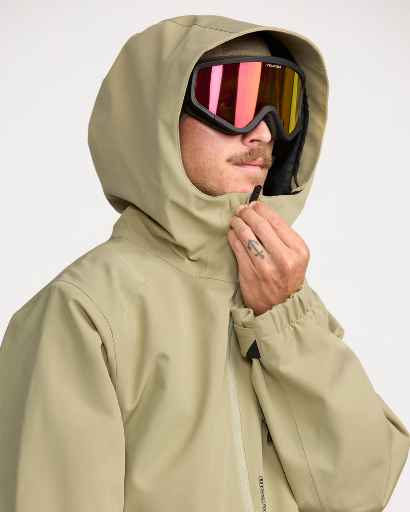 Chaqueta con cremallera Brighton - Moss Green