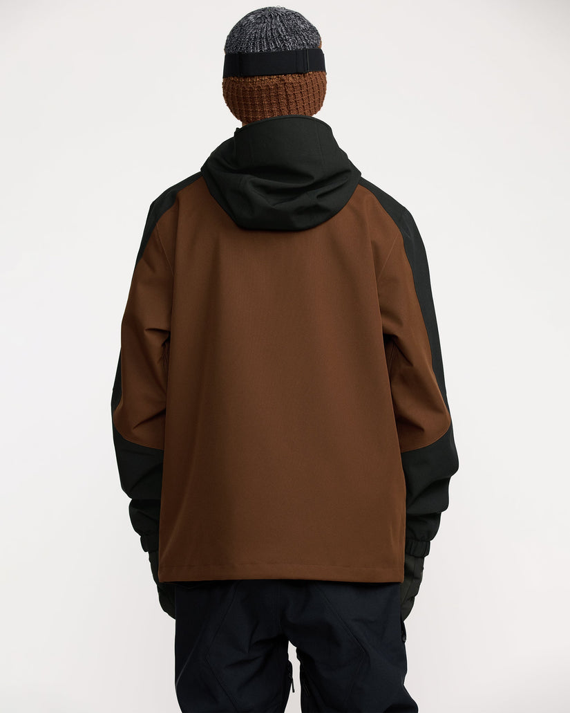 Chaqueta con cremallera Brighton - Brown