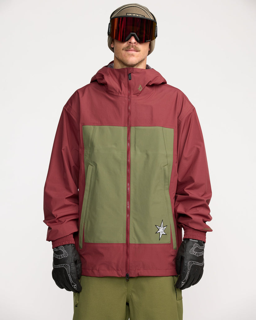 Chaqueta Arthur 3L - Burnt Red