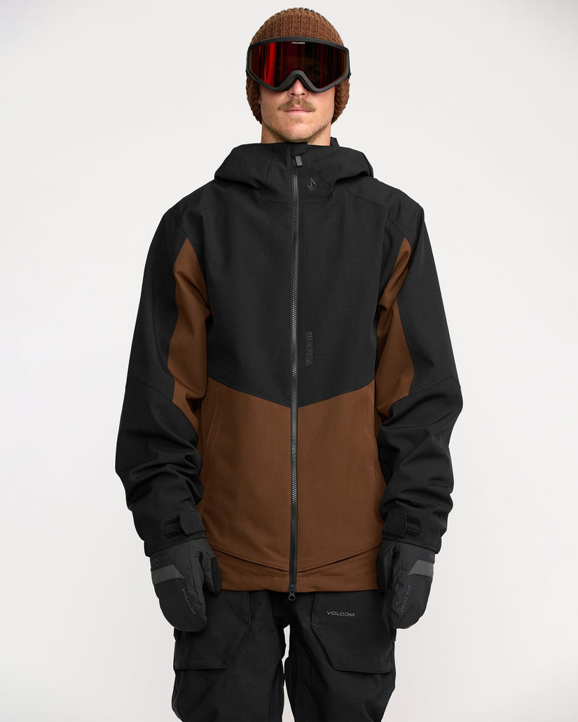 Chaqueta con cremallera Brighton - Brown