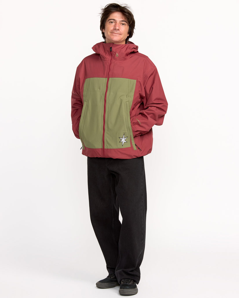 Chaqueta Arthur 3L - Burnt Red
