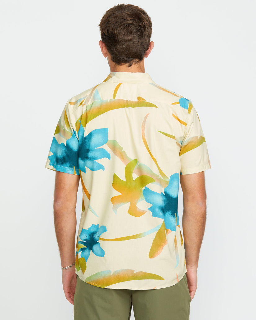 Camisa Tracers Floral - LIGHT BEIGE