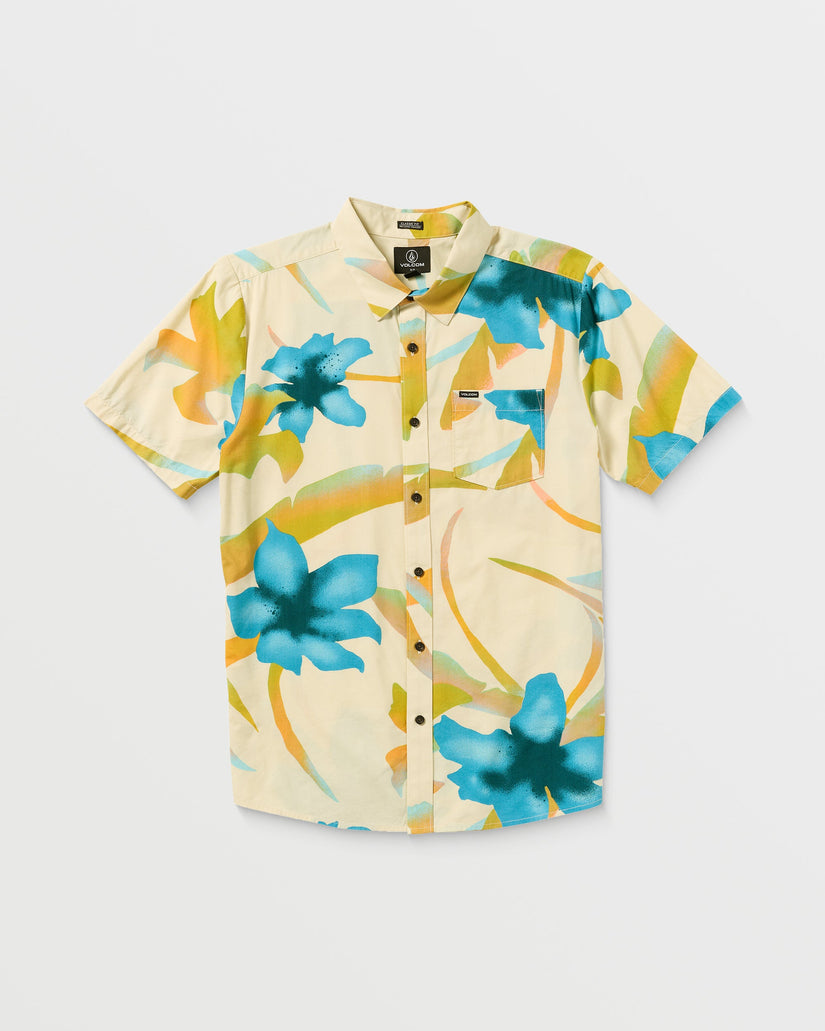Camisa Tracers Floral - LIGHT BEIGE
