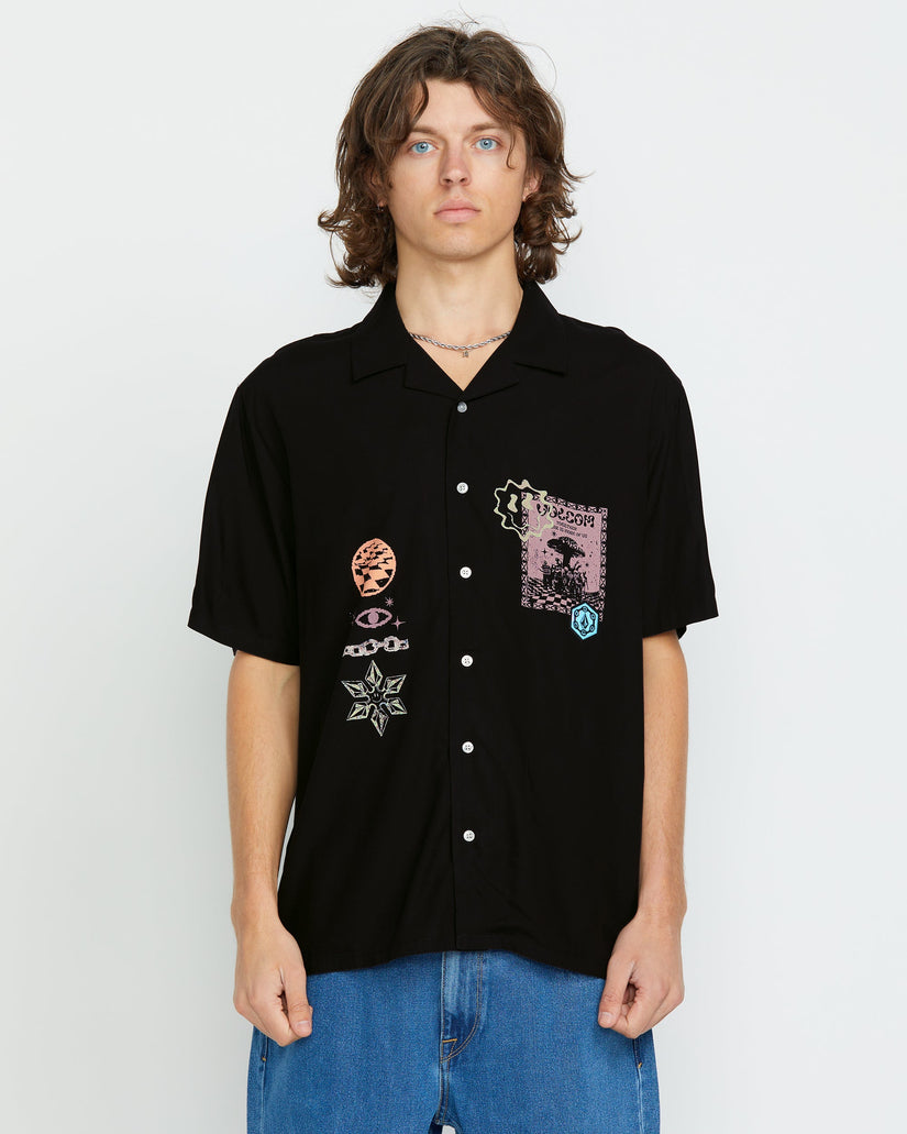 Camisa Filip Rygalski Woven - BLACK