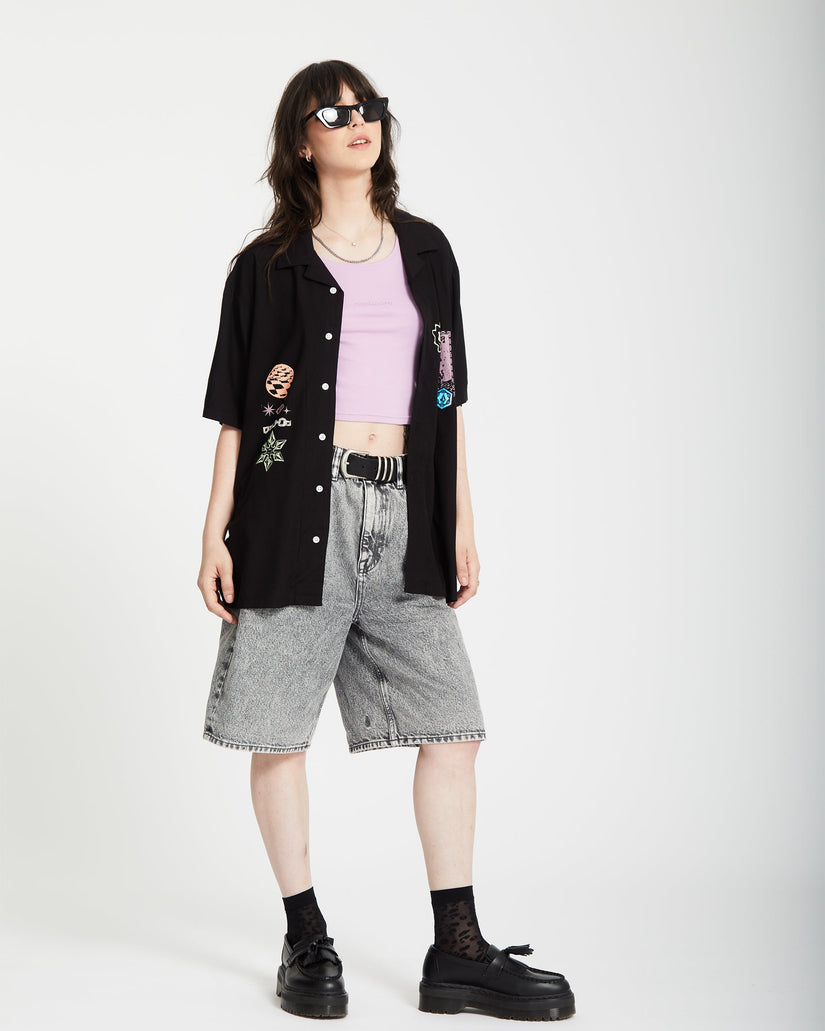 Camisa Filip Rygalski Woven - BLACK