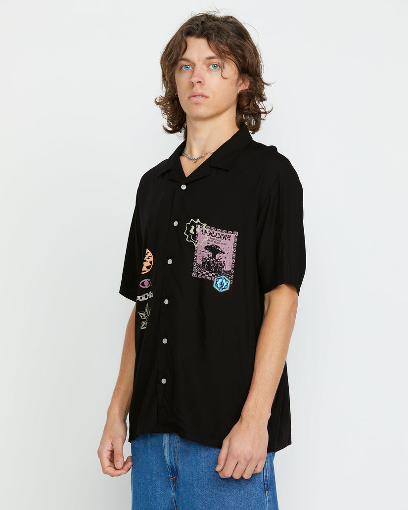 Camisa Filip Rygalski Woven - BLACK
