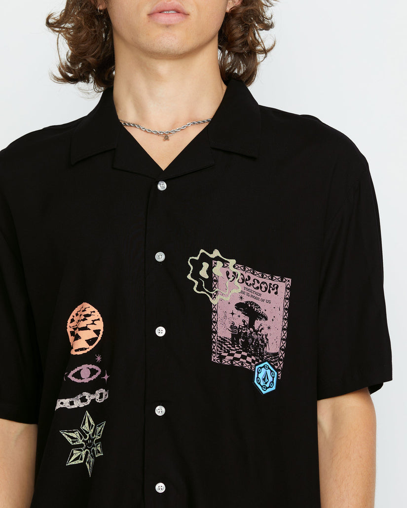 Camisa Filip Rygalski Woven - BLACK