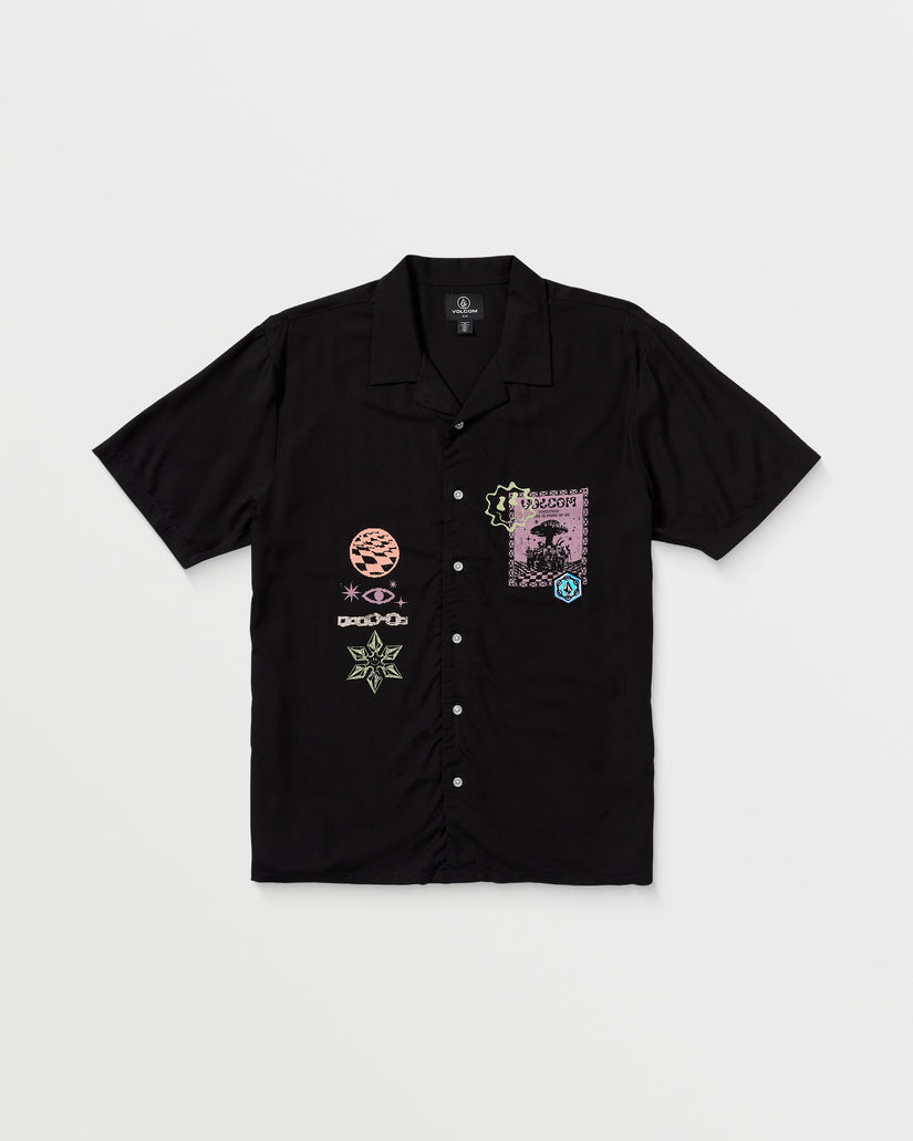 Camisa Filip Rygalski Woven - BLACK