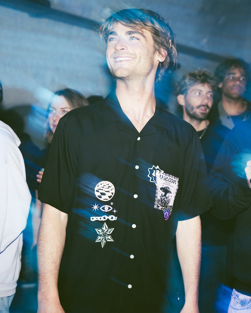 Camisa Filip Rygalski Woven - BLACK