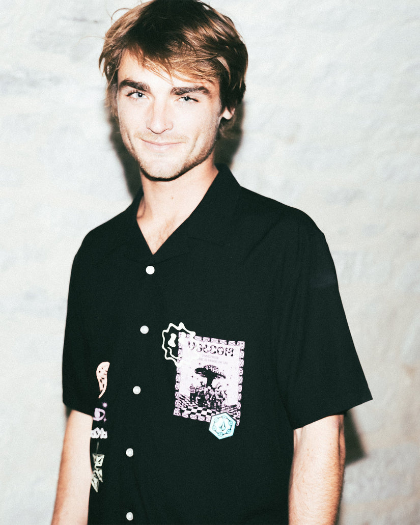 Camisa Filip Rygalski Woven - BLACK