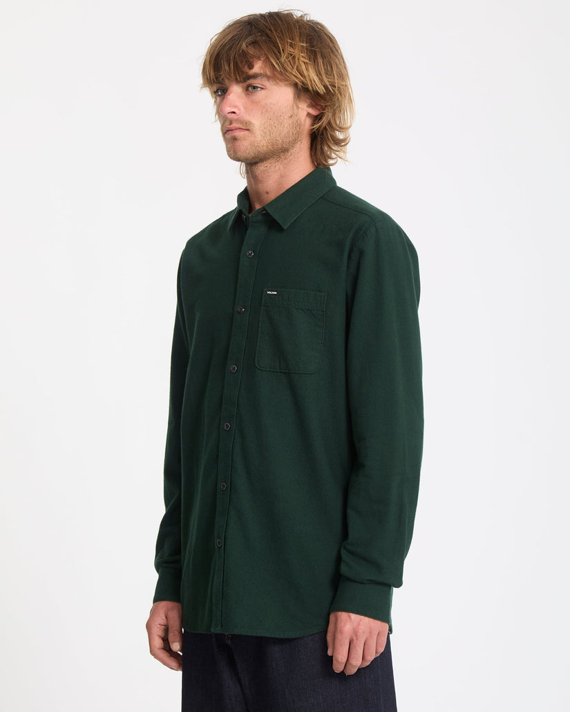 Caden Solid Shirt - Scarab