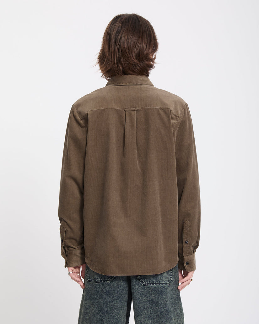 Zander Corduroy Shirt - Earth