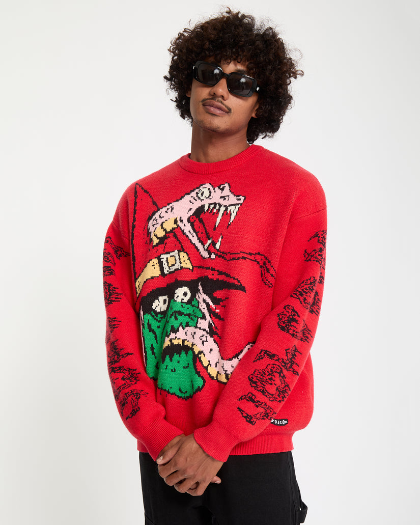 J.J. Villard Sweater - Lifeguard Red