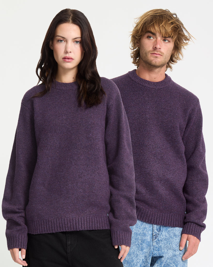 Edmonder Sweater - Dark Purple