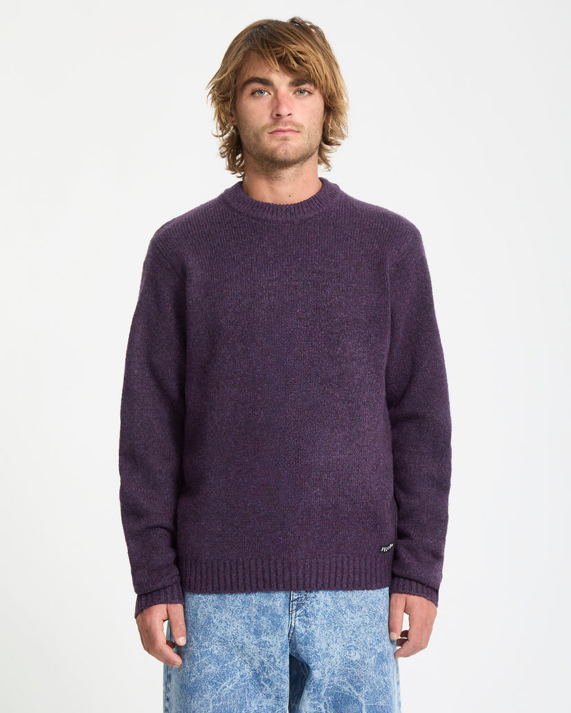 Edmonder Sweater - Dark Purple