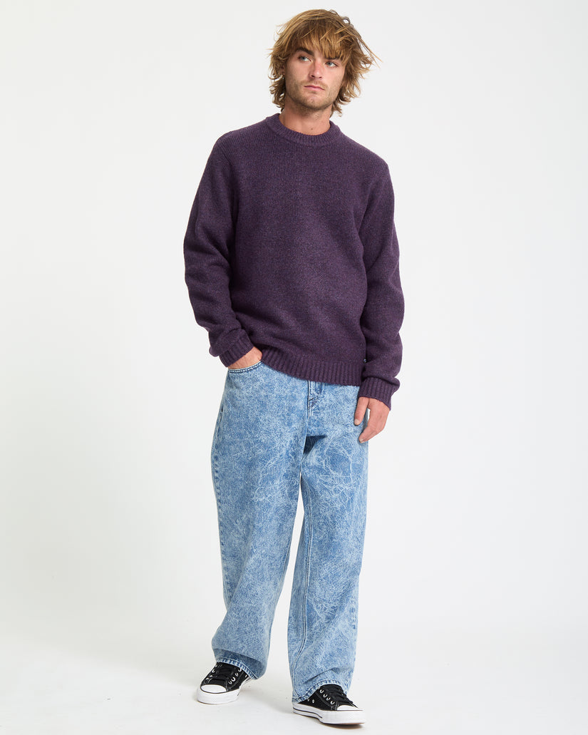 Edmonder Sweater - Dark Purple
