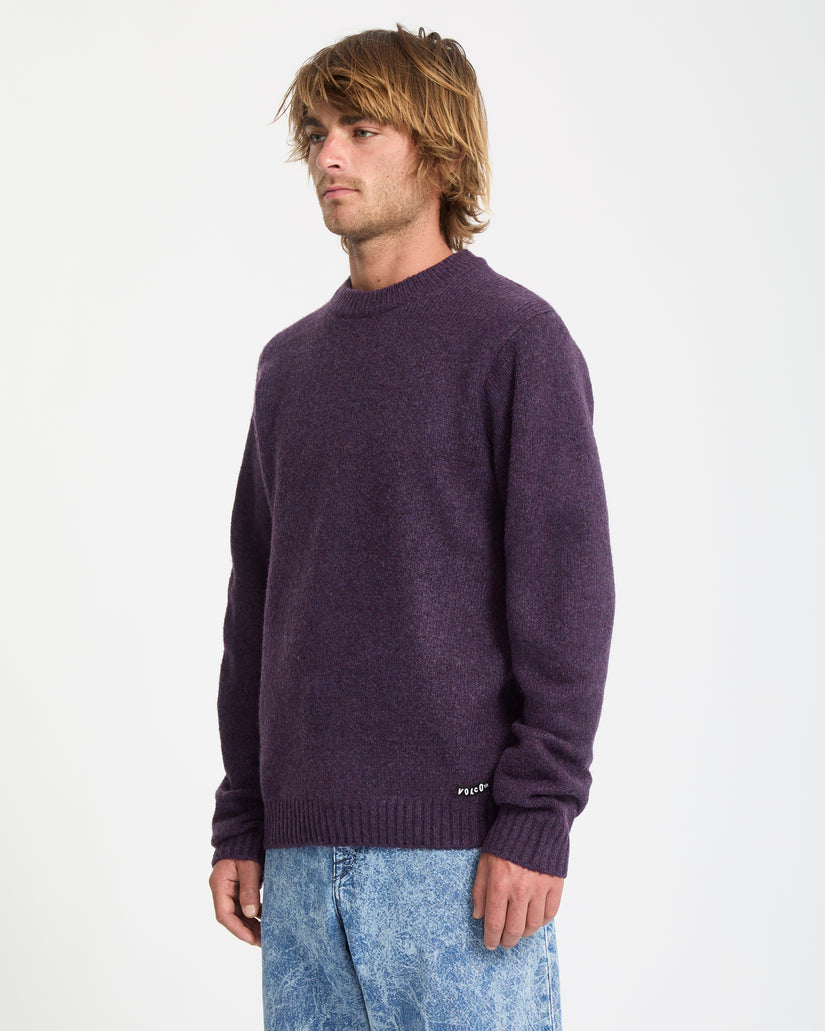 Edmonder Sweater - Dark Purple