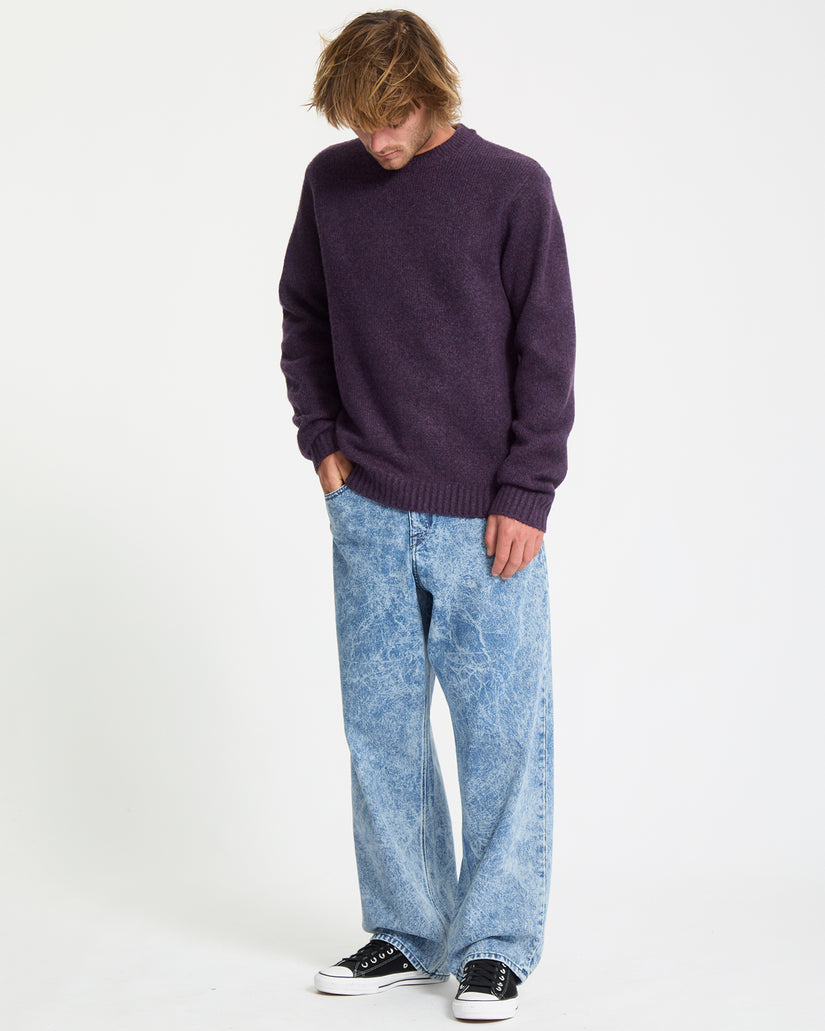 Edmonder Sweater - Dark Purple