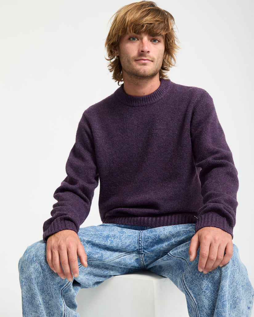 Edmonder Sweater - Dark Purple