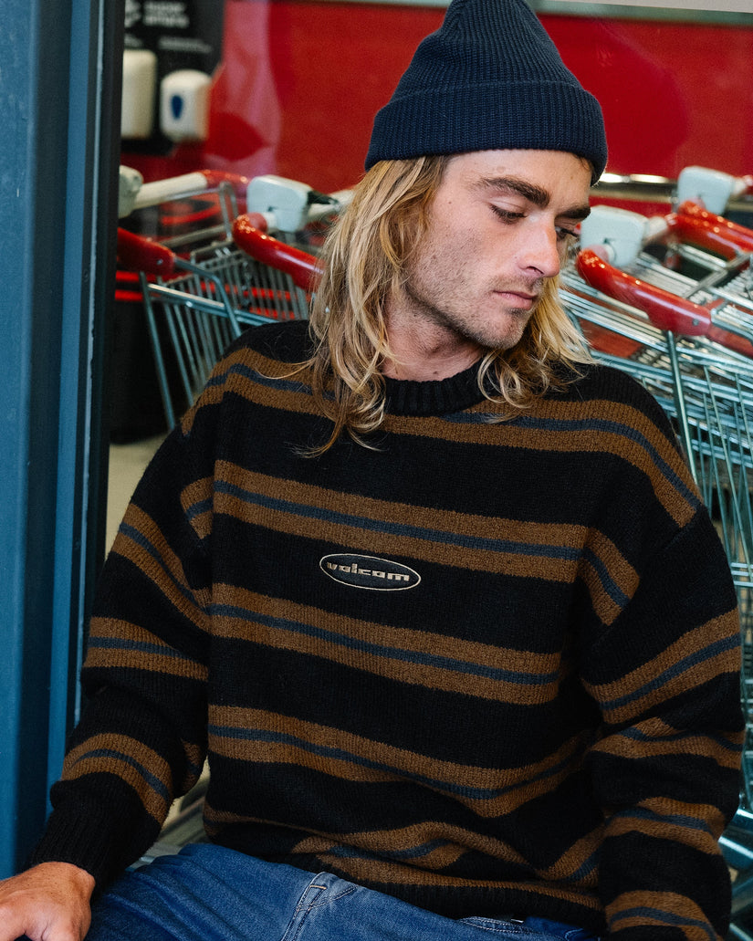 Striperstand Sweater - Black