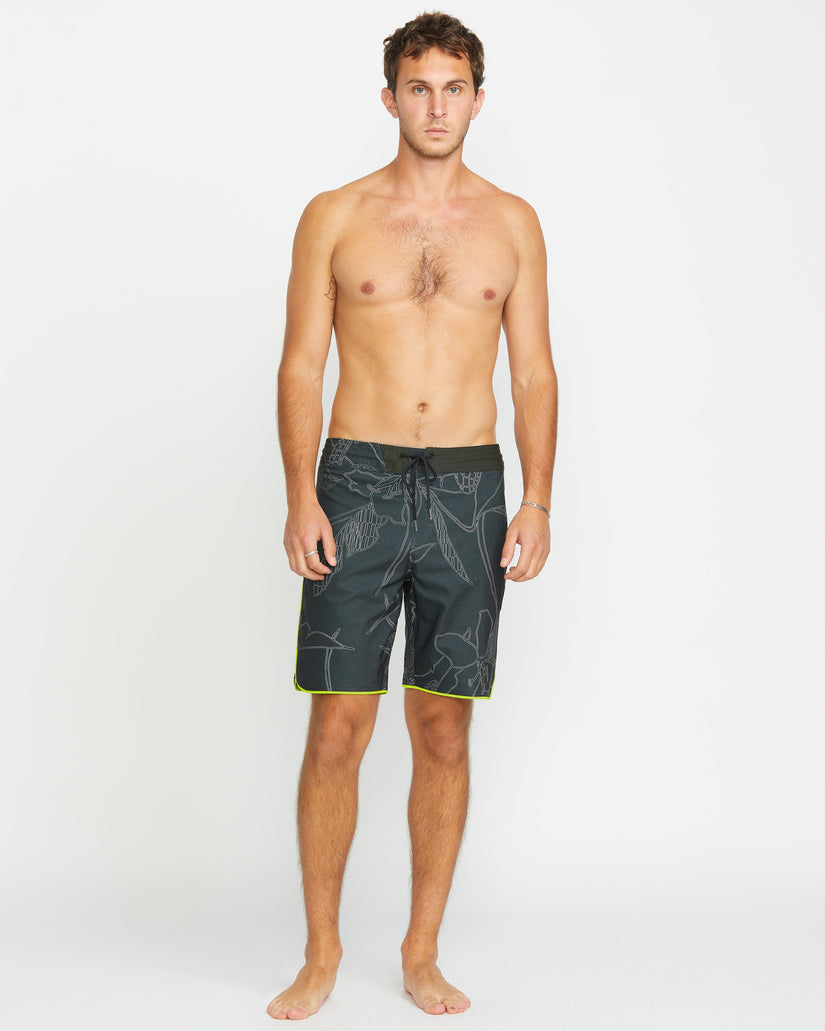 Bañador Mister Fib Scallop Stoney 19" - STEALTH