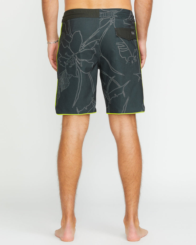 Bañador Mister Fib Scallop Stoney 19" - STEALTH