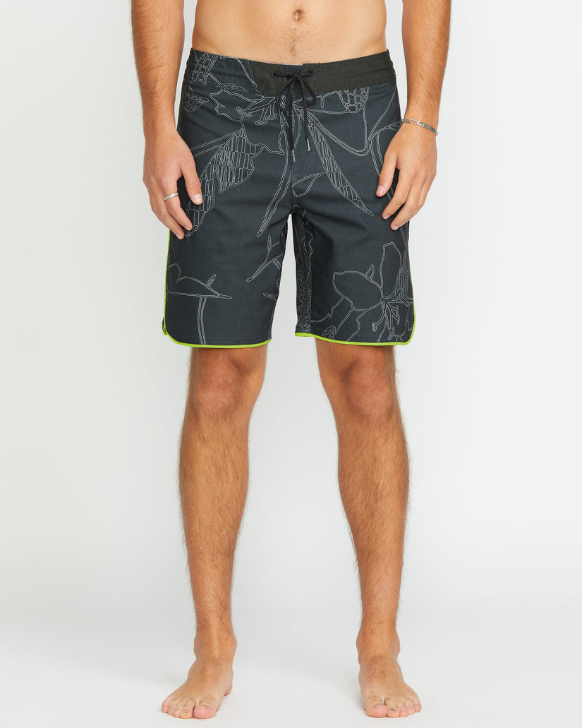Bañador Mister Fib Scallop Stoney 19" - STEALTH