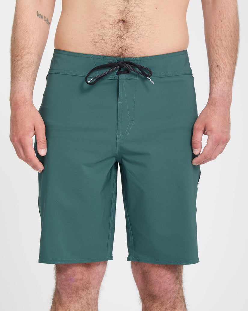 Lido Solid Mod 20" Boardshort - Rifle Green