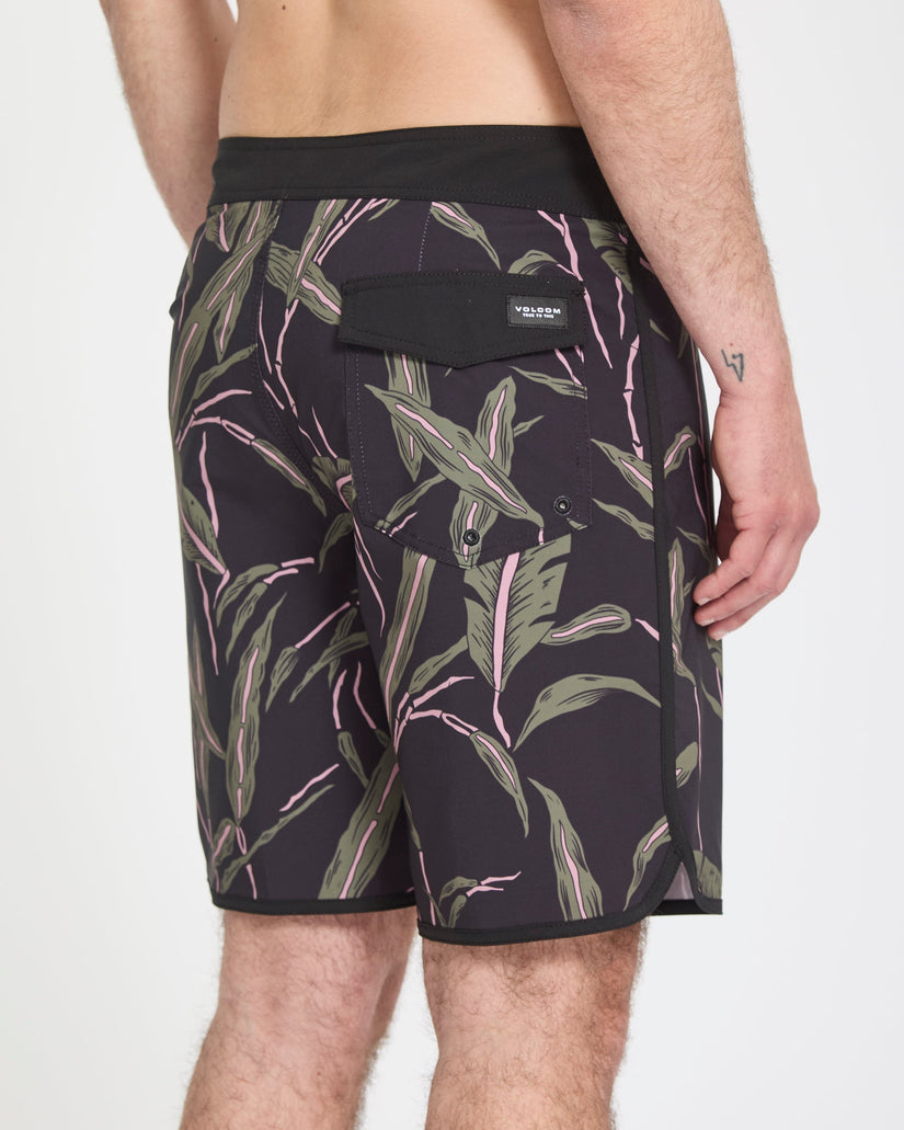 Encounter Scallop Mod 19" Boardshort - Black