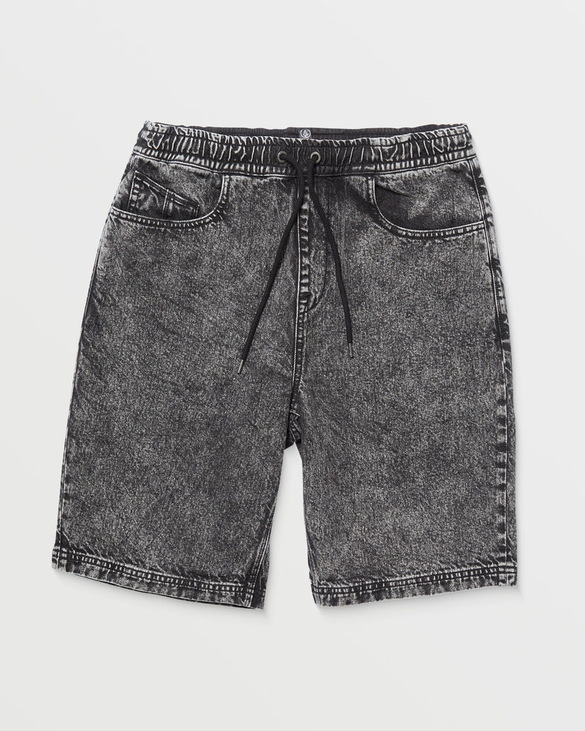 Pantalón corto Freazy Loose Elasticated Waist 22" - LIGHT ACID BLACK