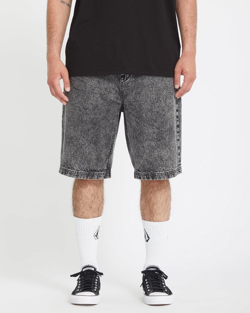 Pantalón corto Freazy Loose Elasticated Waist 22" - LIGHT ACID BLACK