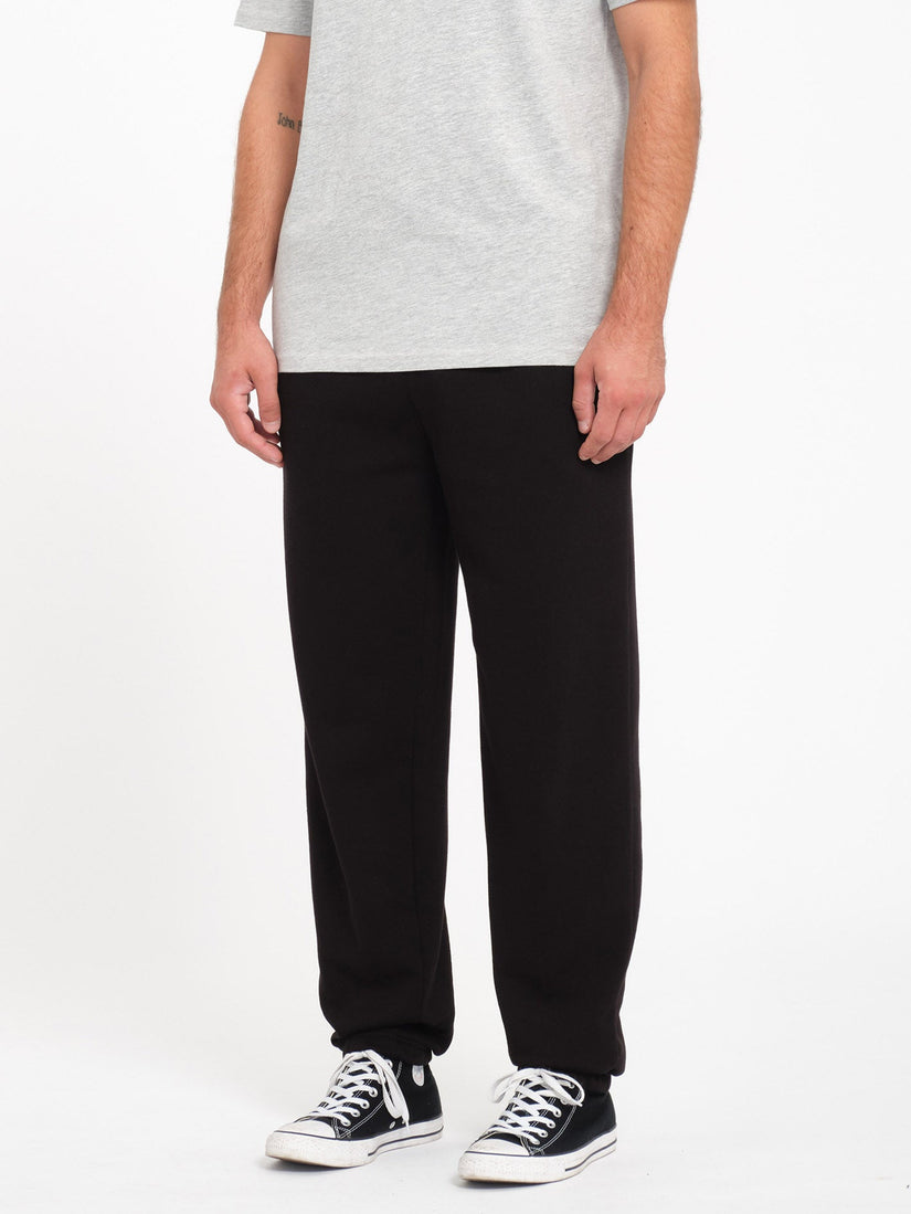Pantalón de Felpa Single Stone - Black
