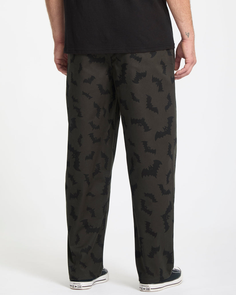 J.J. Villard Elasticated Waist Trousers - Rinsed Black