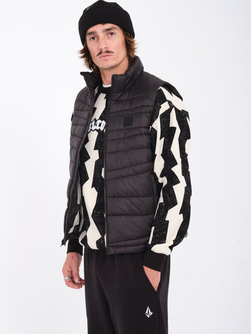 EARTH TRIPPER PUFF VEST (A1832301_BLK) [F]
