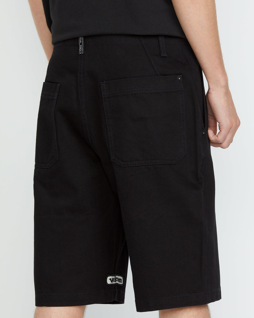 Pantalón corto vaquero Sawhorse - BLACK