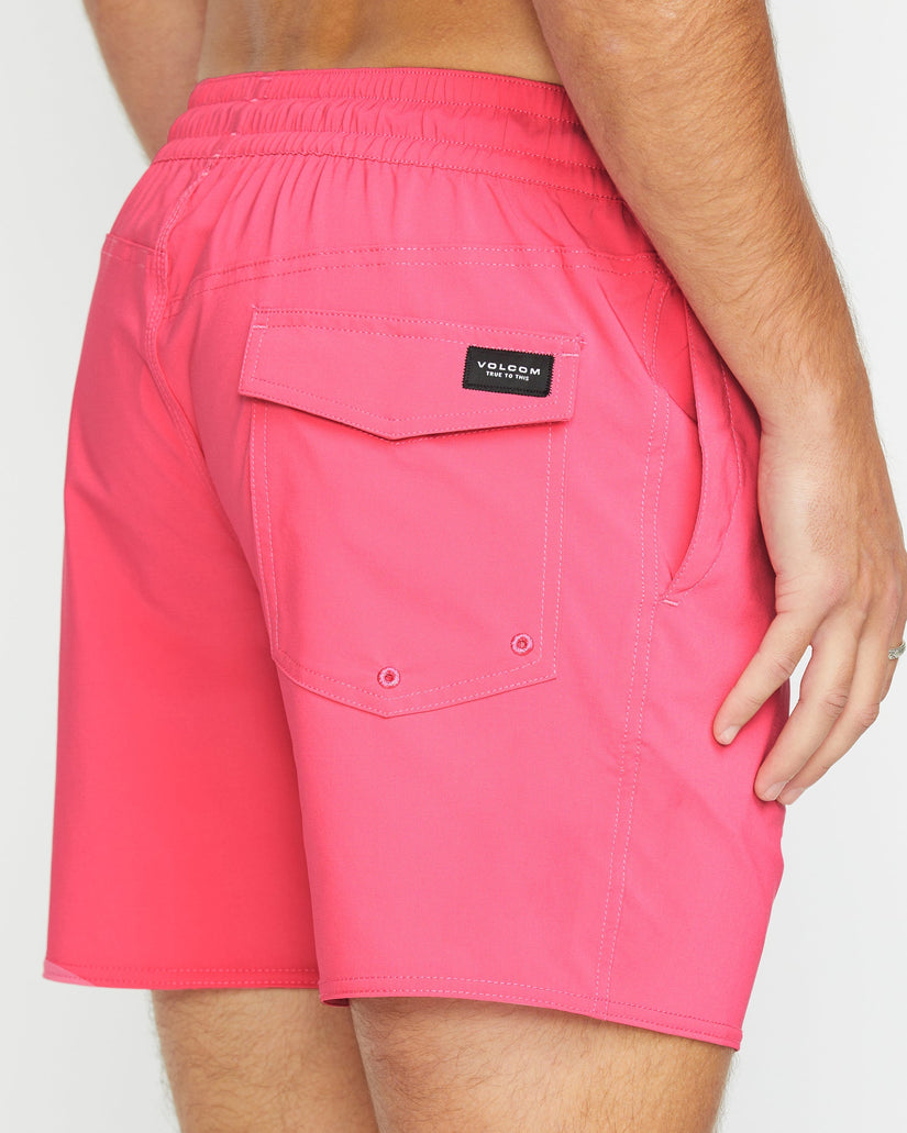 Bañador Lido Solid Trunk 16" - NEON PINK