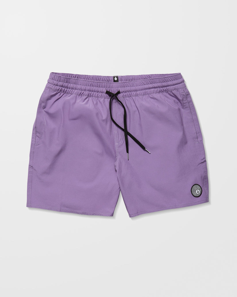 Lido Solid Trunk 16" Boardshort - Violet