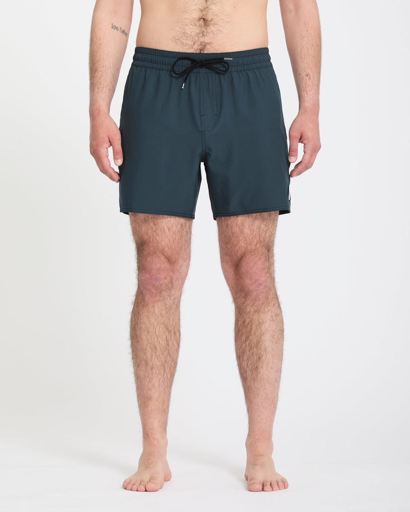 Lido Solid Trunk 16" Boardshort - Midnight Blue