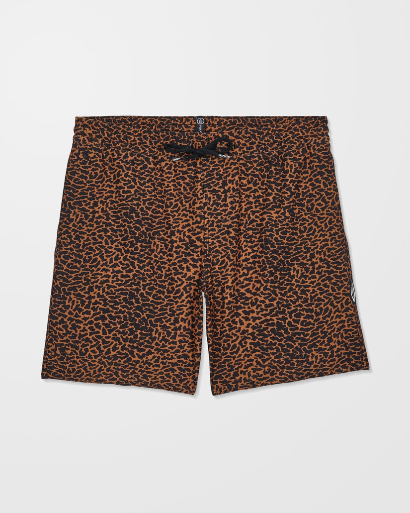 Melange Trunk 17" Boardshort - Brown Horn