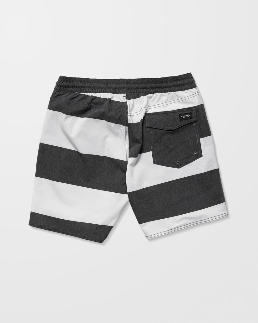 Psyche Cotton Trunk 17" Boardshort - Black