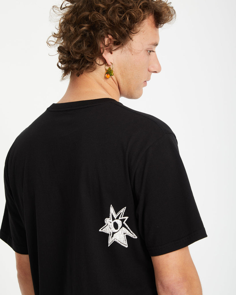 Camiseta V Ent - BLACK