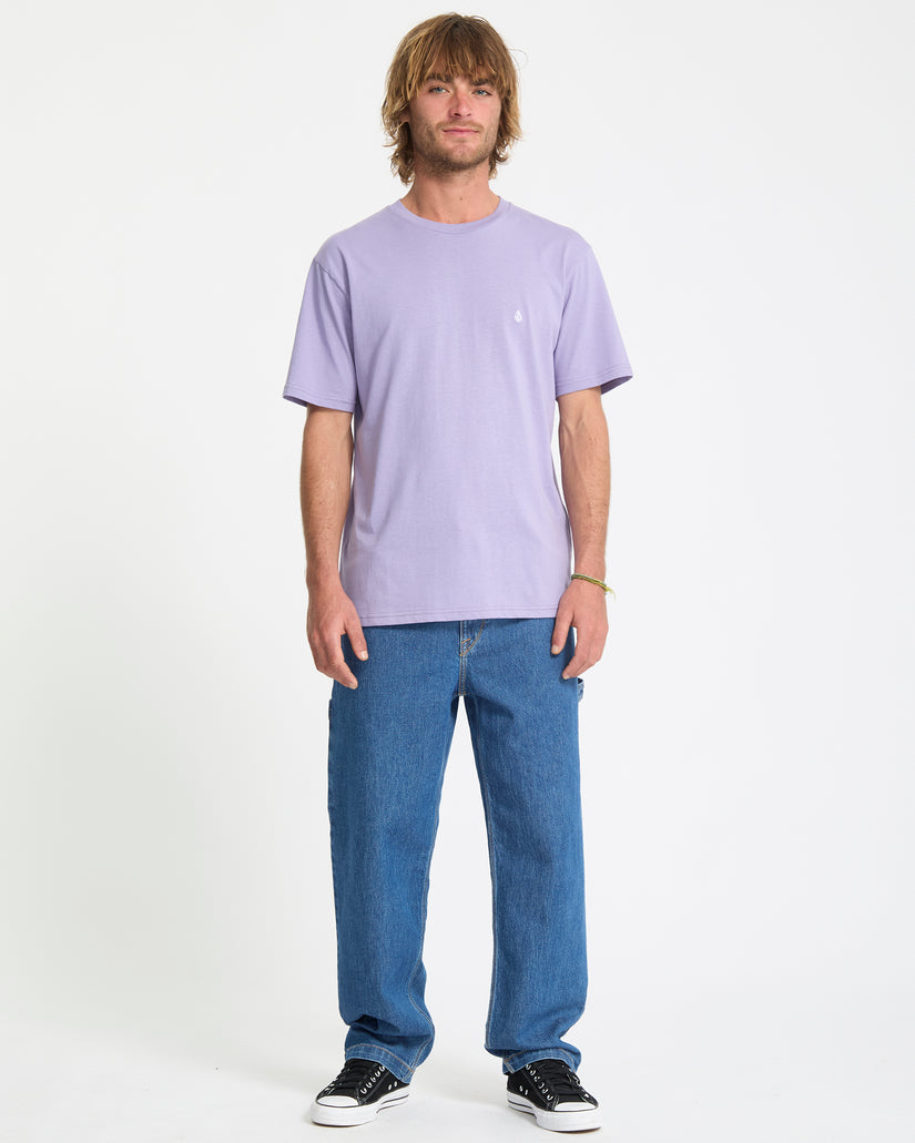 Stone Blanks T-Shirt - Purple Ash