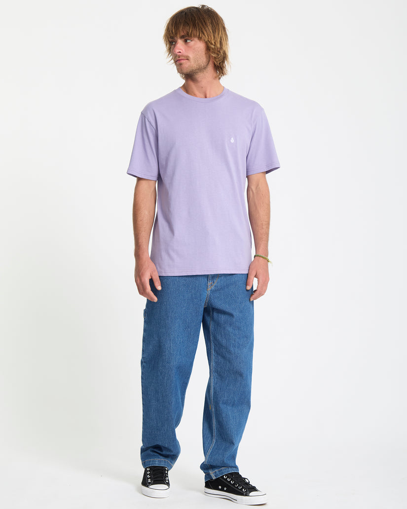 Stone Blanks T-Shirt - Purple Ash