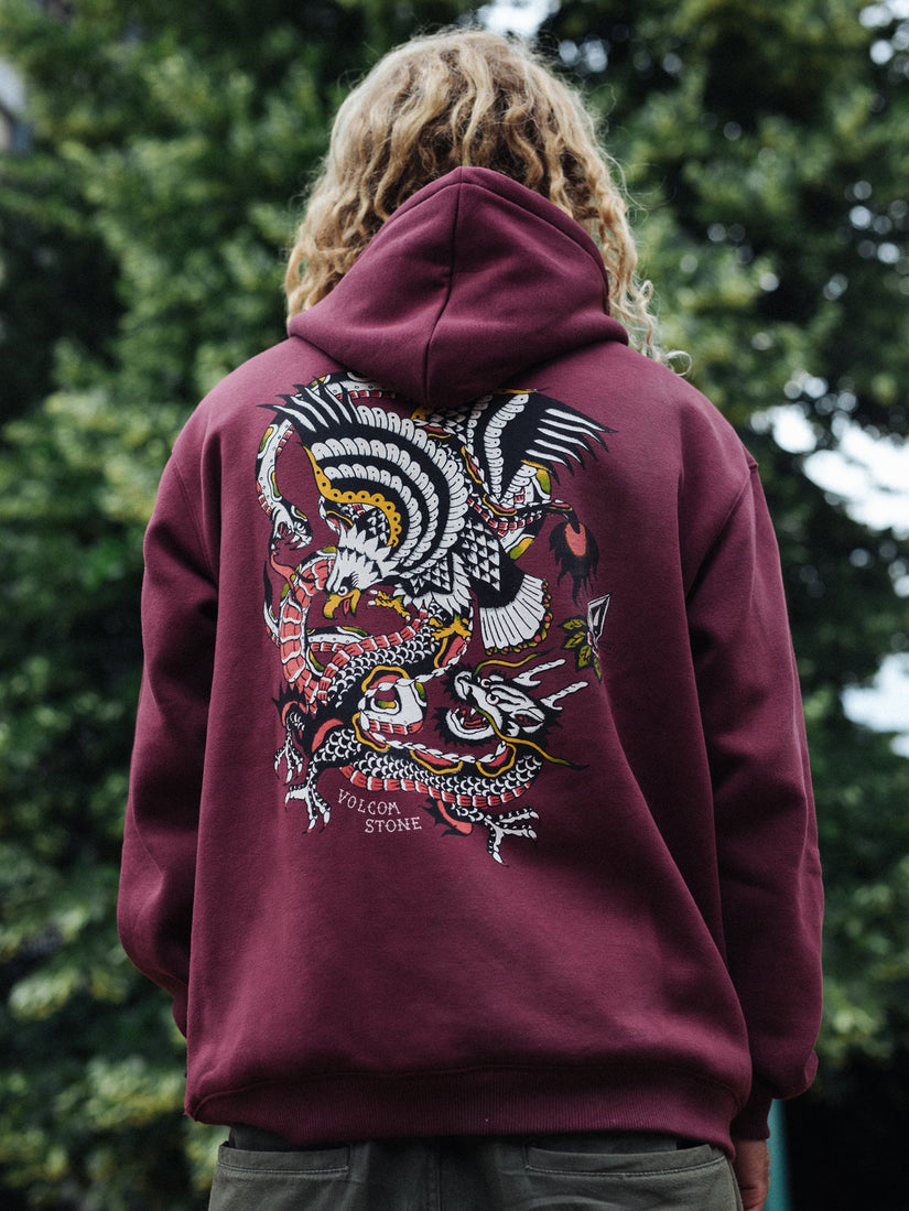 Sudadera con Capucha Lintell Classic - Merlot