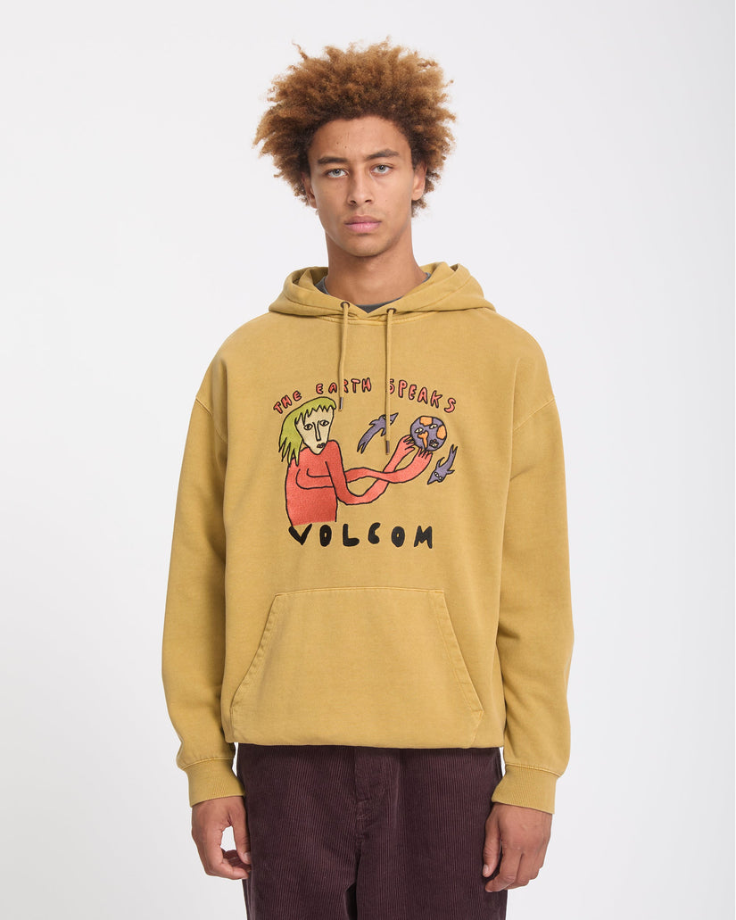 Earth Speaks Hoodie - Mustard