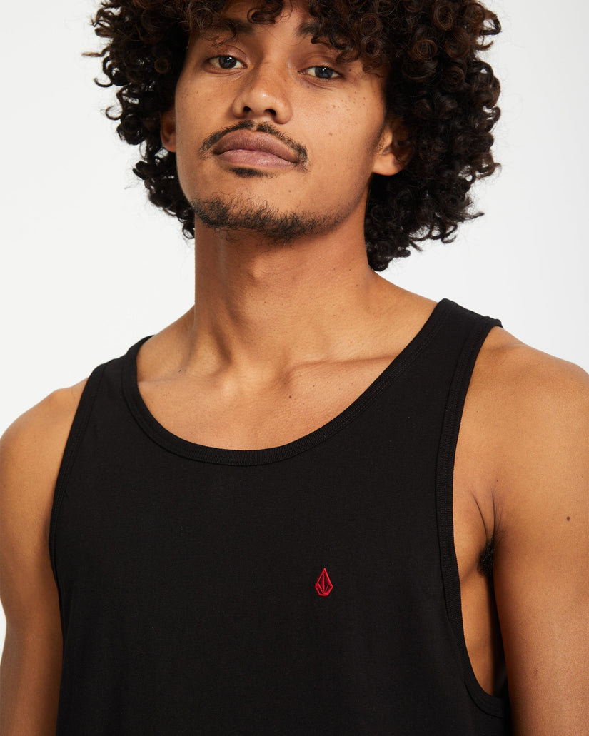 Camiseta sin mangas Stone Blanks - BLACK