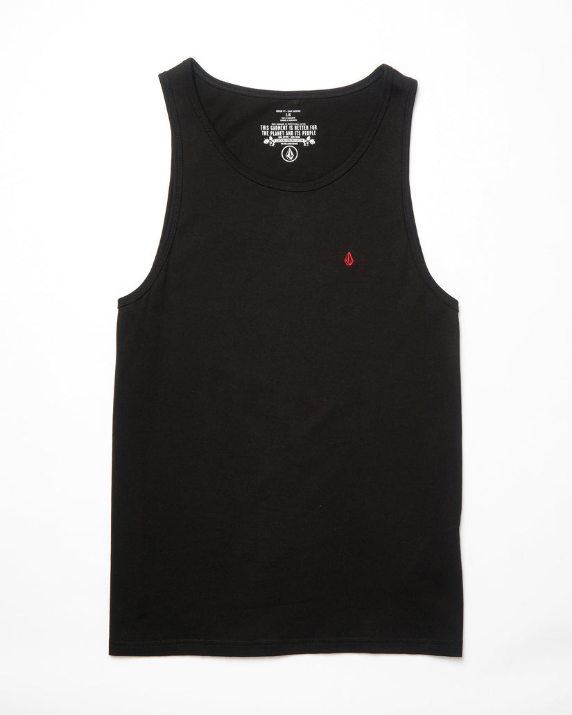 Camiseta sin mangas Stone Blanks - BLACK